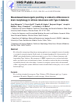 Cover page: Blood-based bioenergetic profiling is related to differences in brain morphology in African Americans with Type 2 diabetes