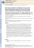 Cover page: Short-interval estimation of proliferation rate using serial diffusion MRI predicts progression-free survival in newly diagnosed glioblastoma treated with radiochemotherapy.