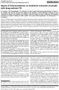 Cover page: Impact of heteroresistance on treatment outcomes of people with drug-resistant TB