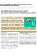 Cover page: Effect of dissolved CO2 on a shallow groundwater system: A controlled release experiment