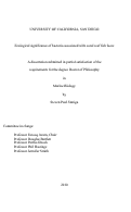 Cover page: Ecological significance of bacteria associated with coral reef fish feces