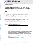 Cover page: A Randomized, Double-blind, Phase II Trial of PSA-TRICOM (PROSTVAC) in Patients with Localized Prostate Cancer: The Immunotherapy to Prevent Progression on Active Surveillance Study.