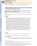 Cover page: Nicotine modulation of adolescent dopamine receptor signaling and hypothalamic peptide response