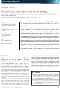 Cover page: Deconstructing negative pressure wound therapy