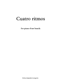 Cover page: Cuatro ritmos