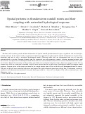 Cover page: Spatial patterns in thunderstorm rainfall events and their coupling with watershed hydrological response