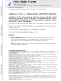 Cover page: Variations in Costs of a Collaborative Care Model for Dementia