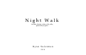 Cover page: Night Walk