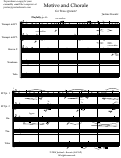 Cover page: Motive and Chorale