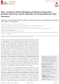 Cover page: Intra- and Inter-cellular Modeling of Dynamic Interaction between Zika Virus and Its Naturally Occurring Defective Viral Genomes