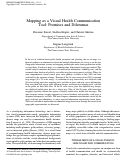 Cover page: Mapping as a Visual Health Communication Tool: Promises and Dilemmas