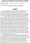 Cover page: ASSESSMENT OF THE REPRODUCTIVE POTENTIAL OF NEARSHORE ROCKFISH AND THE IMPACT OF ENVIRONMENTAL CONDITIONS