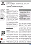 Cover page: Social disparities in heart disease risk and survivor bias among autoworkers: an examination based on survival models and g-estimation