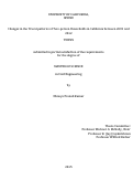Cover page: Changes in the Travel patterns of Two-person Households in California between 2001 and 2012
