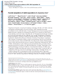 Cover page: Parallel adaptation of rabbit populations to myxoma virus