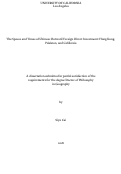 Cover page: The Spaces and Times of Chinese Outward Foreign Direct Investment: Hong Kong, Pakistan, and California