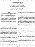 Cover page: The online advantage of repairing metrical structure: Stress shift in pupillometry