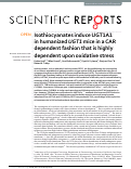 Cover page: Isothiocyanates induce UGT1A1 in humanized UGT1 mice in a CAR dependent fashion that is highly dependent upon oxidative stress