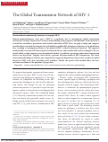 Cover page: The Global Transmission Network of HIV-1