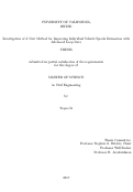 Cover page: Investigation of A New Method for Improving Individual Vehicle Speeds Estimation with Advanced Loop Data