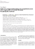 Cover page: SARS-CoV-2-Triggered Hemophagocytic Lymphohistiocytosis with Complications of Posterior Reversible Encephalopathy Syndrome