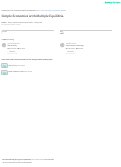 Cover page: Simple Economies with Multiple Equilibria