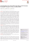 Cover page: A Pseudorabies Virus Serine/Threonine Kinase, US3, Promotes Retrograde Transport in Axons via Akt/mToRC1