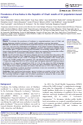 Cover page: Prevalence of trachoma in the Republic of Chad: results of 41 population-based surveys