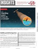 Cover page: Satellites provide the big picture