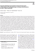 Cover page: Integrating Biobehavioral and Environmental Components of Developmental Psychopathology via Interpersonal Dynamics: An RDoC-Advancing Model.