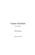 Cover page: Cause of Action