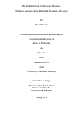 Cover page: The Just Distribution of Educational Resources: Children's Judgments about Differential Treatment by Teachers