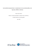 Cover page of Social and Environmental Justice Considerations for Forecast-Informed Reservoir Operations (FIRO) in California