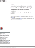 Cover page: Correction: Rational Design of Antibiotic Treatment Plans: A Treatment Strategy for Managing Evolution and Reversing Resistance