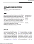 Cover page: Simulating thermal stratification and modeling outlet water temperature in reservoirs with a data mining method