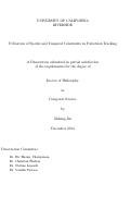 Cover page: Utilization of Spatial and Temporal Constraints in Pedestrian Tracking