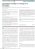 Cover page: Social networking technologies as an emerging tool for HIV prevention: a cluster randomized trial.