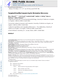 Cover page: Targeted bisulfite sequencing for biomarker discovery.