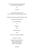 Cover page: Topics in the Phonology and Morphology of San Francisco del Mar Huave