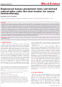 Cover page: Engineered human pluripotent stem cell-derived natural killer cells: the next frontier for cancer immunotherapy