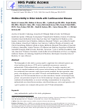 Cover page: Multimorbidity in Older Adults With Cardiovascular Disease