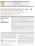 Cover page: Clinical measurements versus patient-reported outcomes: analysis of the American Shoulder and Elbow Surgeons physician assessment in patients undergoing reverse total shoulder arthroplasty.