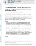 Cover page: Association between body mass index and salivary uric acid among Mexican-origin infants, youth and adults: Gender and developmental differences.