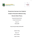 Cover page: Fleeing from Hurricane Irma: Empirical Analysis of Evacuation Behavior Using Discrete Choice Theory