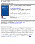 Cover page: Cancer Information Seeking Behaviors of Korean American Women: A Mixed-Methods Study Using Surveys and Focus Group Interviews