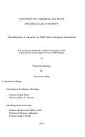 Cover page: From bottom-up to top-down : an fMRI study of language development