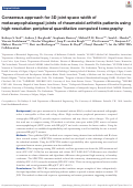 Cover page: Consensus approach for 3D joint space width of metacarpophalangeal joints of rheumatoid arthritis patients using high-resolution peripheral quantitative computed tomography