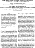 Cover page: How Do Children Combine Pointing and Language in the Earliest Stages of Development? A Case Study of Russian and Chintang