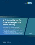 Cover page: A Futures Market for Demand Responsive Travel Pricing