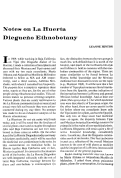 Cover page: Notes on La Huerta Diegueño Ethnobotany